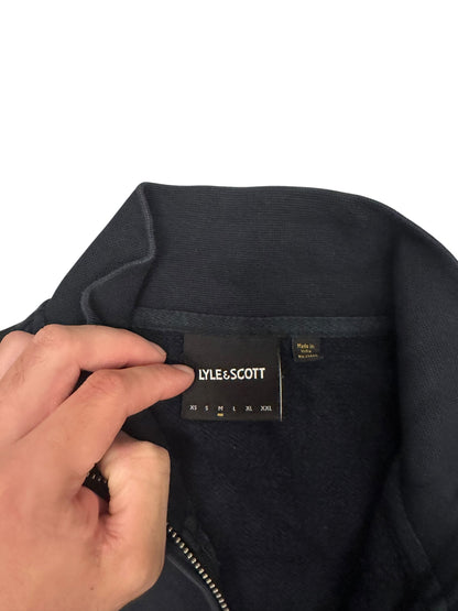 Lyle & Scott Half / Quarter Zip Pullover Schwarz M