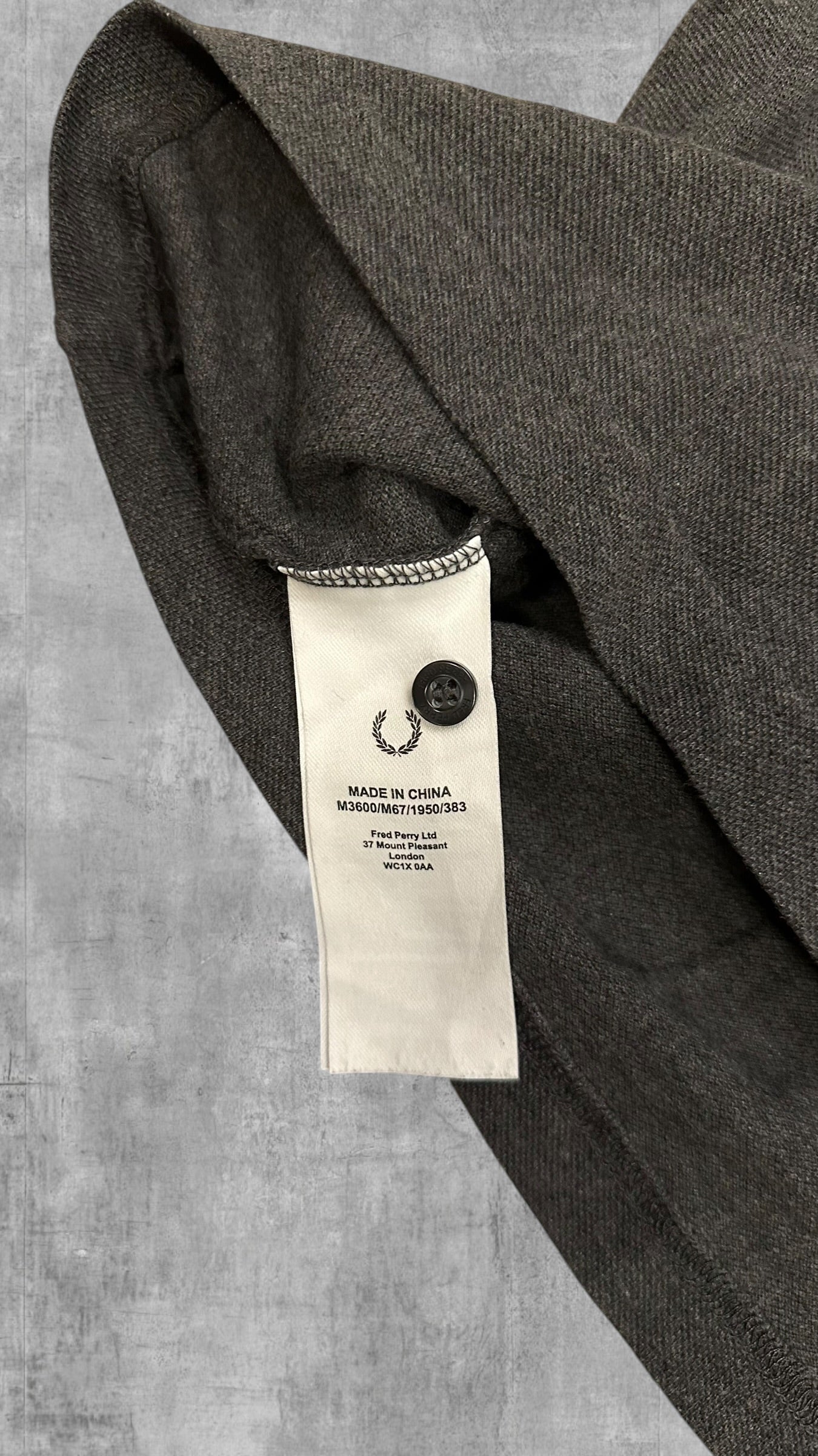 Fred Perry Polo Shirt Grau M
