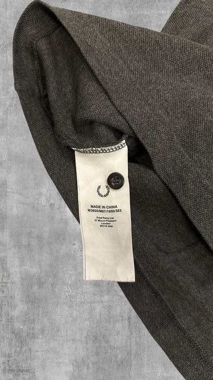 Fred Perry Polo Shirt Grau M