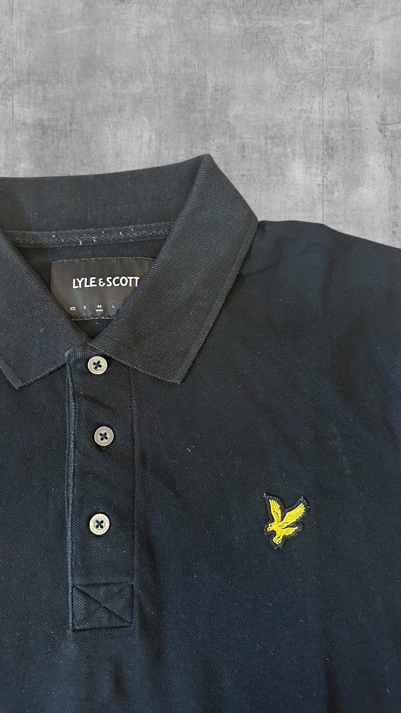 Lyle & Scott Polo Shirt Schwarz M