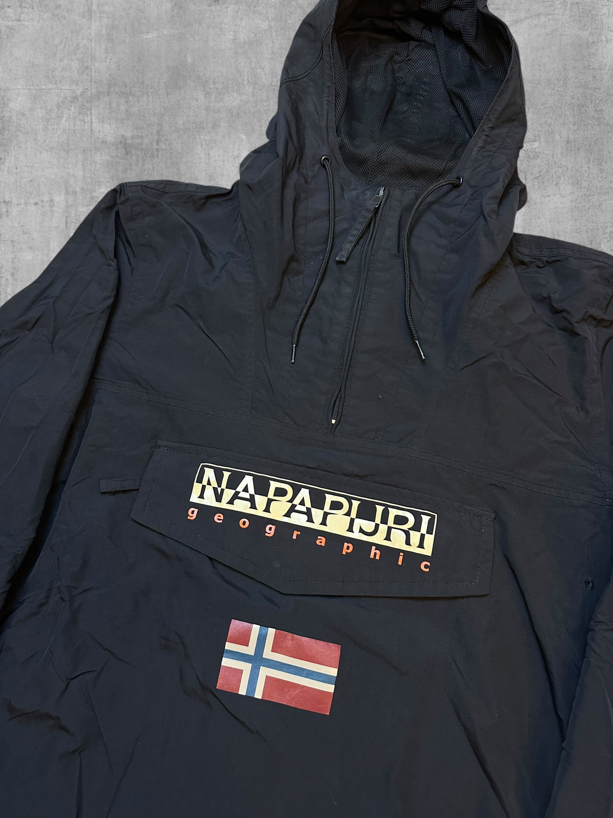 Napapijri Windbreaker Regenjacke Schwarz XS