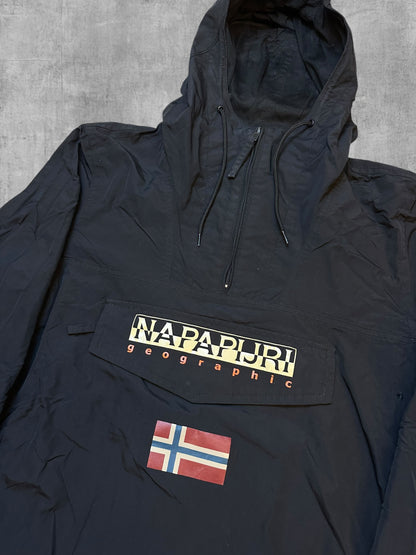 Napapijri Windbreaker Regenjacke Schwarz XS