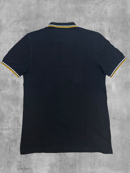 Fred Perry Polo Shirt Schwarz Gold S