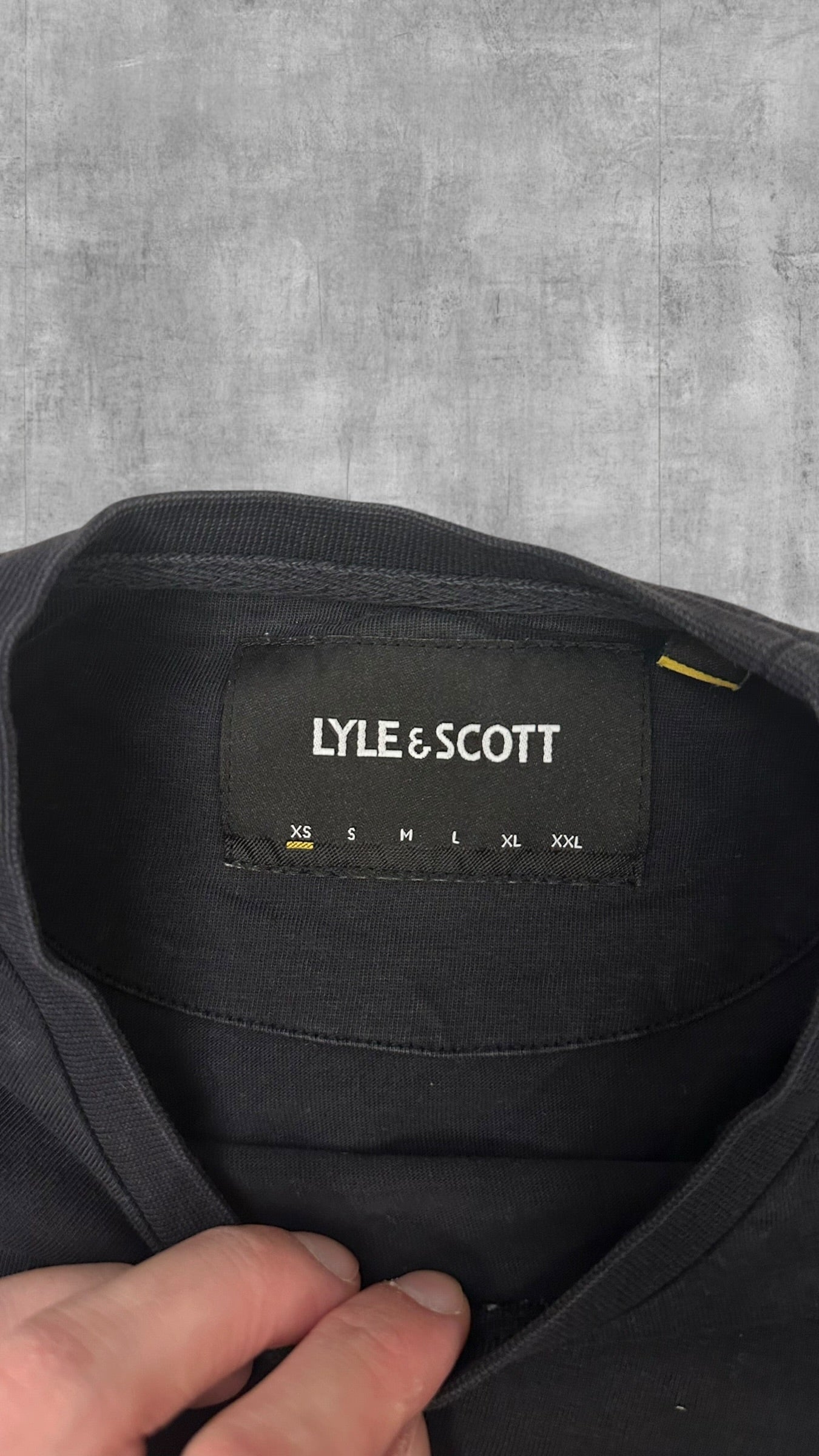 Lyle & Scott Longsleeve Schwarz XS