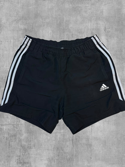 Adidas Shorts Kurze Hose Schwarz Weiß M