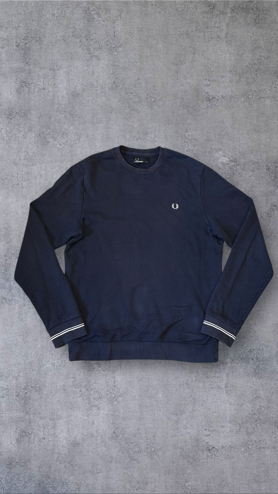 Fred Perry Sweatshirt Navy Blau M