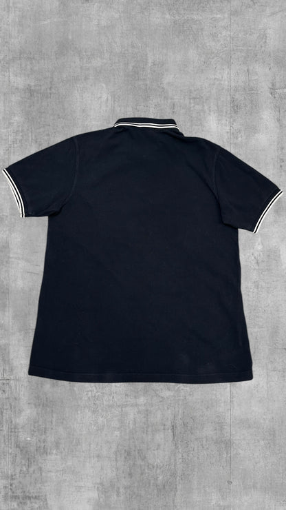 Fred Perry Polo Shirt Schwarz Weiß L
