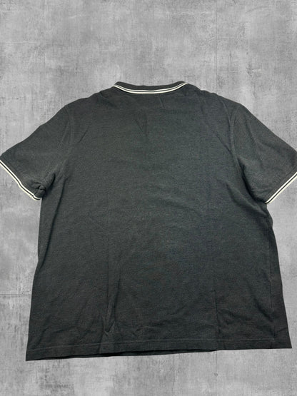 Fred Perry Polo Shirt Grau Weiß 3XL