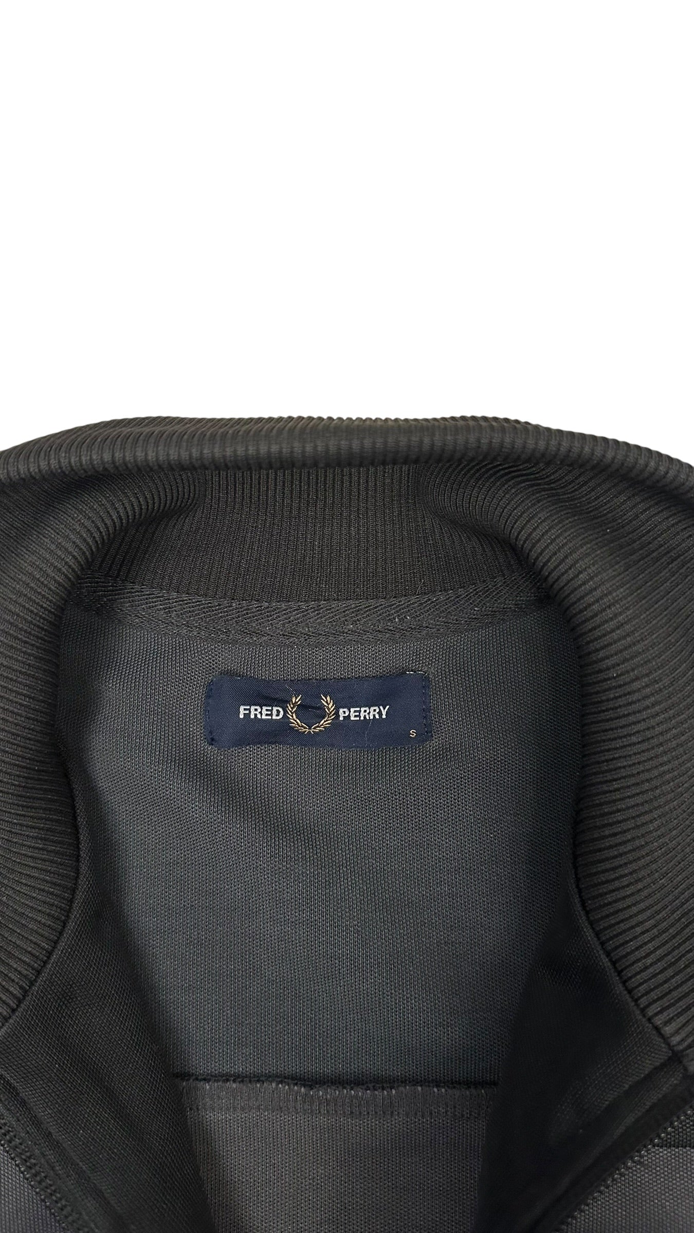 Fred Perry Trainingsjacke Schwarz Grau S