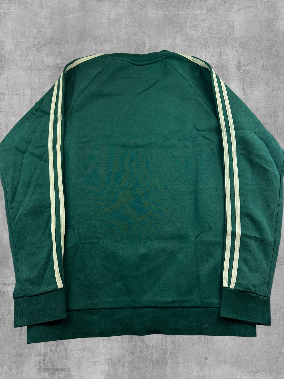 Adidas Sweatshirt Grün Weiß M