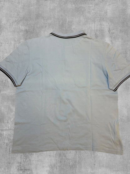 Fred Perry Polo Shirt Türkis Schwarz XXL