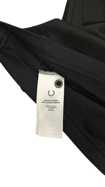 Fred Perry Polo Shirt Schwarz Bunt M