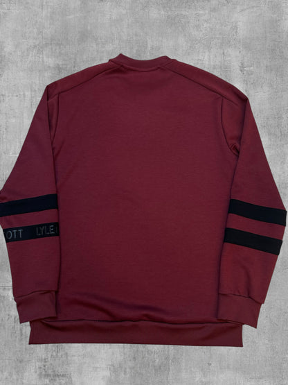 Lyle & Scott Sweat-shirt Bordeaux Noir XL