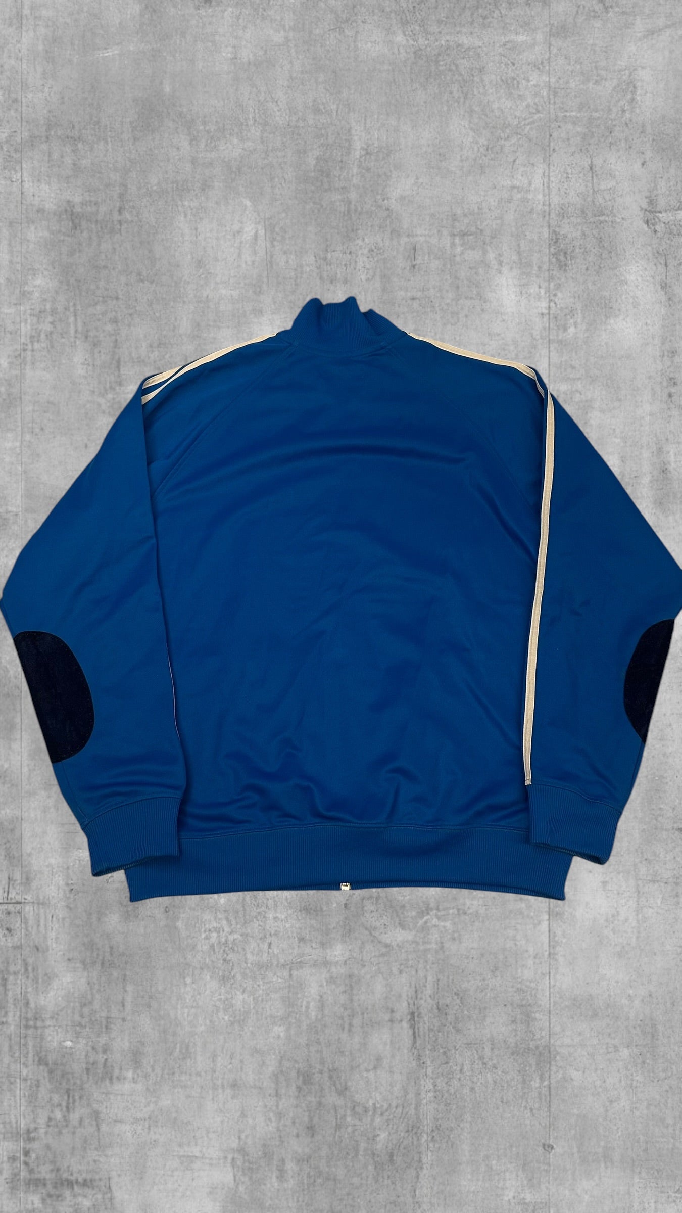 Fred Perry Vintage Trainingsjacke Taped Blau Weiß L