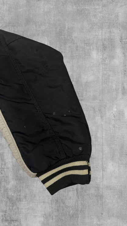 Vintage Lonsdale London Bomberjacke Schwarz Weiß L