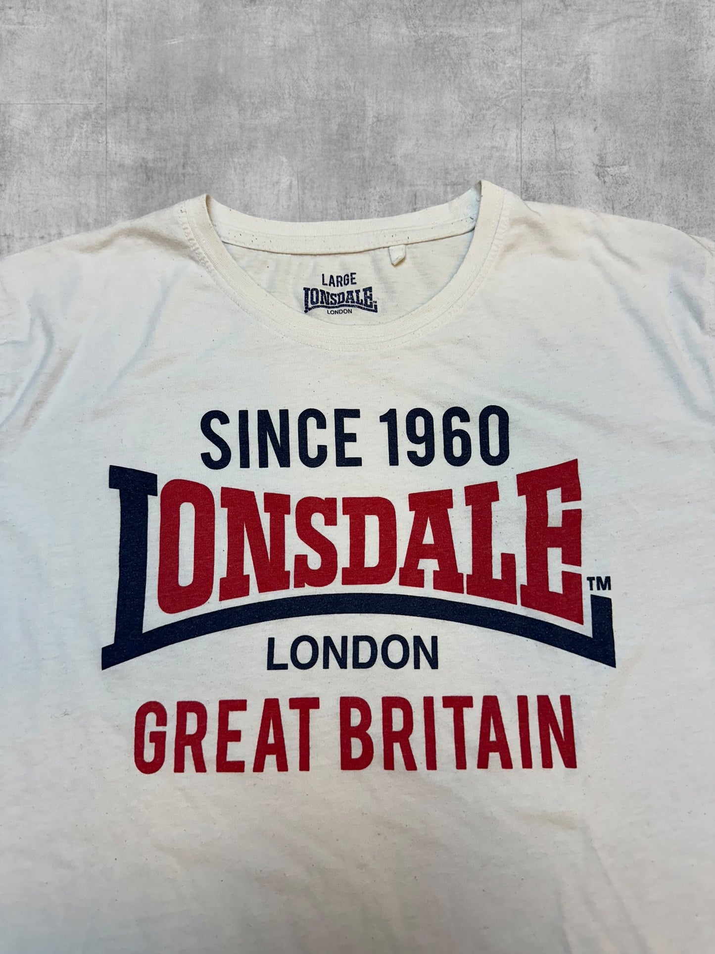 Lonsdale London T-Shirt Weiß L