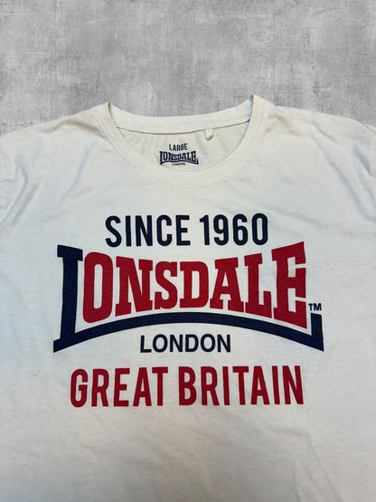 Lonsdale London T-Shirt Weiß L