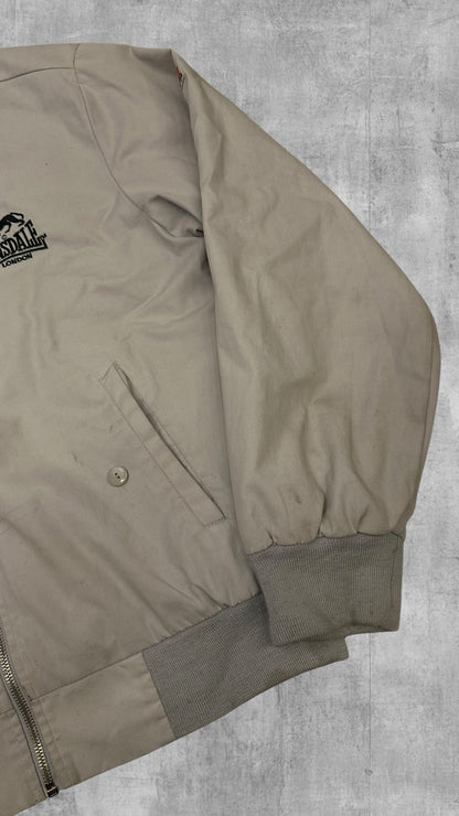 Lonsdale London Harrington Jacke Creme Weiß L (leichte Mängel)