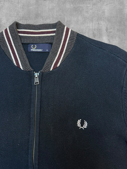 Fred Perry Strickjacke Navy Blau M