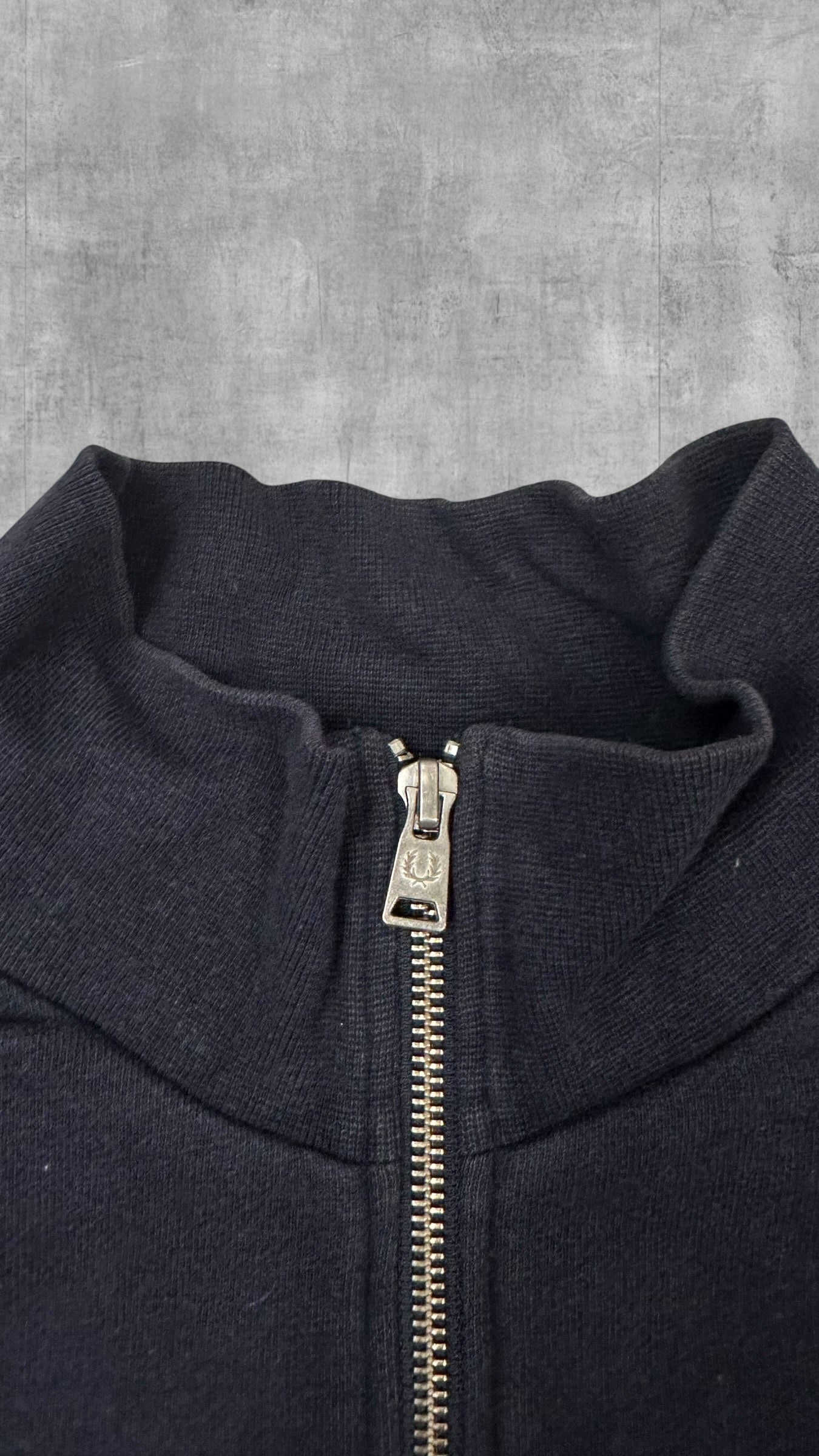 Fred Perry Zip Jacke Schwarzblau L