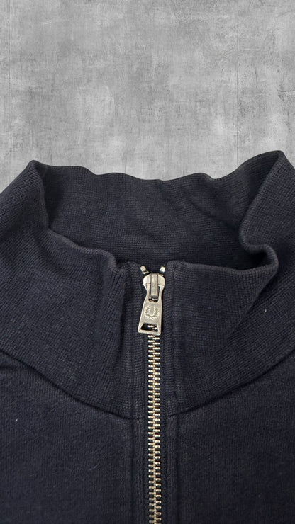 Fred Perry Zip Jacke Schwarzblau L