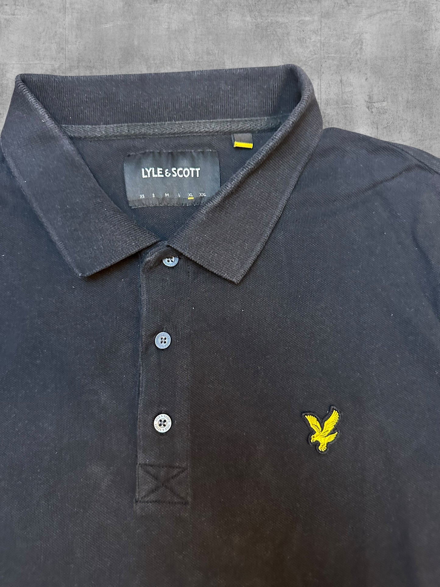 Lyle & Scott Polo Shirt Schwarz XL