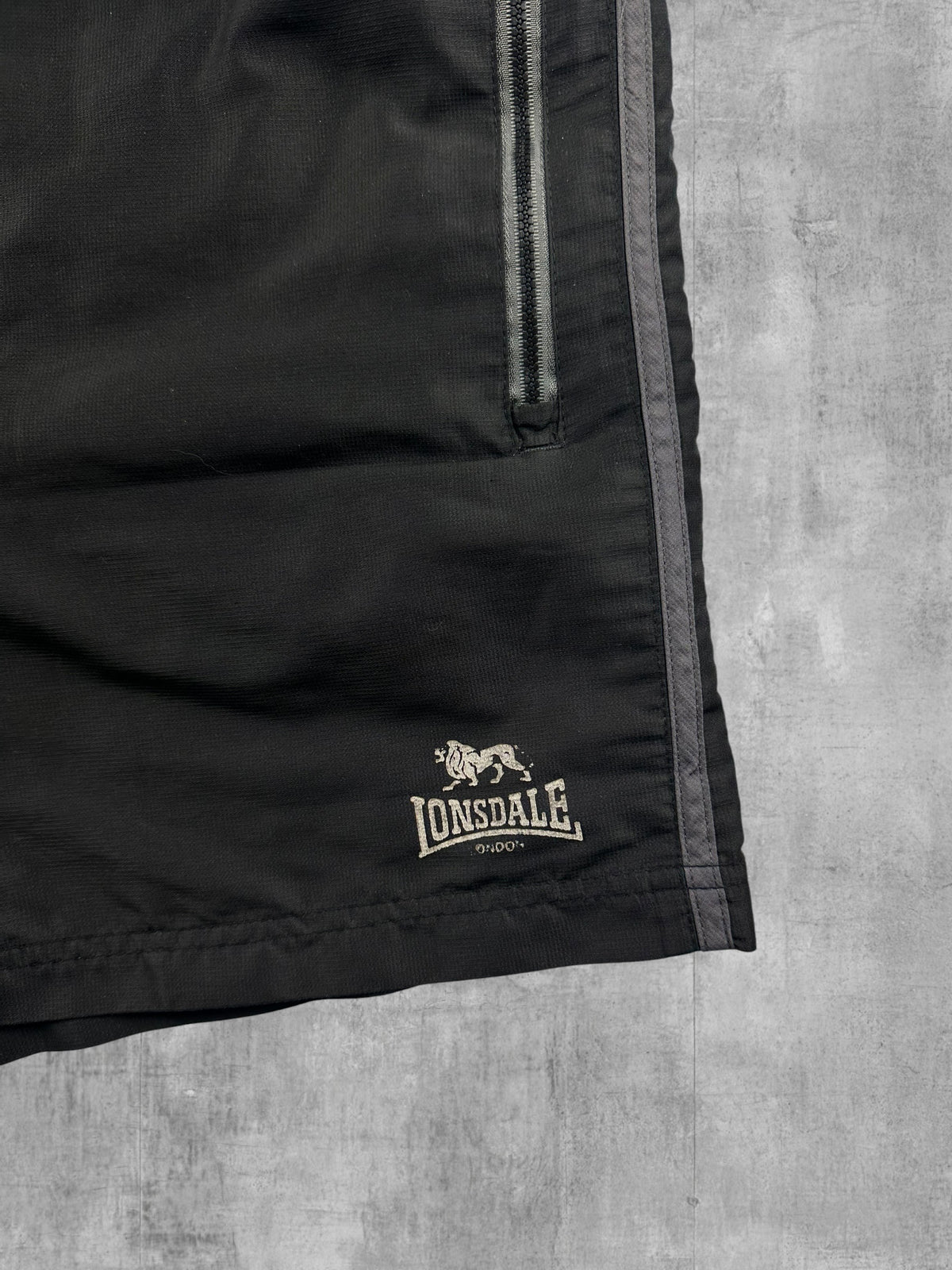 Lonsdale London Mesh Shorts kurze Hose Schwarz M