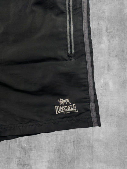 Lonsdale London Mesh Shorts kurze Hose Schwarz M