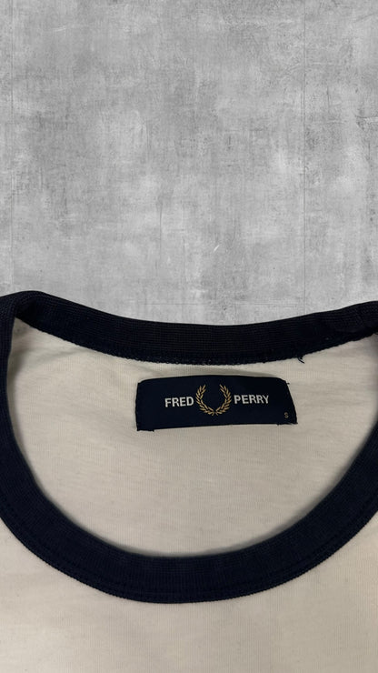 Fred Perry T-shirt Taped Weiß S