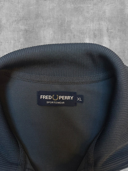 Fred Perry Trainingsjacke Grau Schwarz Weiß XL
