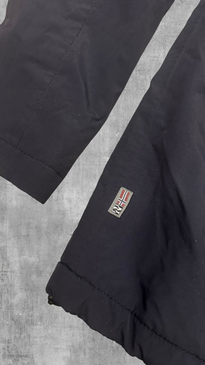 Napapijri Windbreaker gefüttert Regenjacke Navy Blau XL