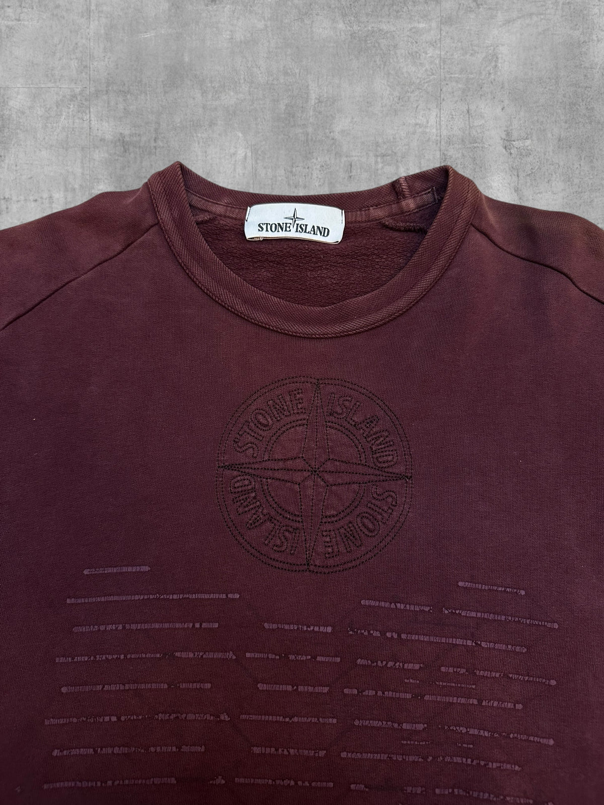 Stone Island Sweat-shirt Bordeaux S