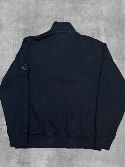 C.P. Company Quarter Zip Pullover Schwarz L