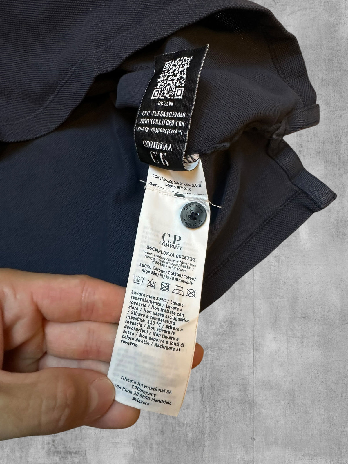 C.P. Company Polo Shirt Navy Blau L