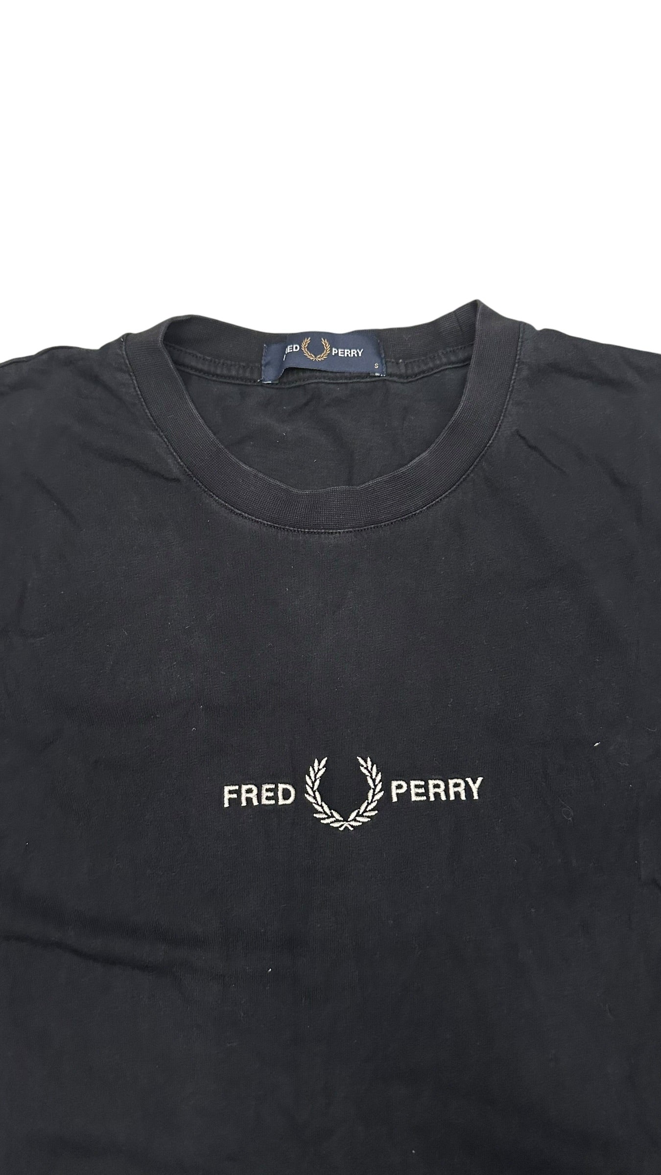 Fred Perry T-shirt Schwarz S