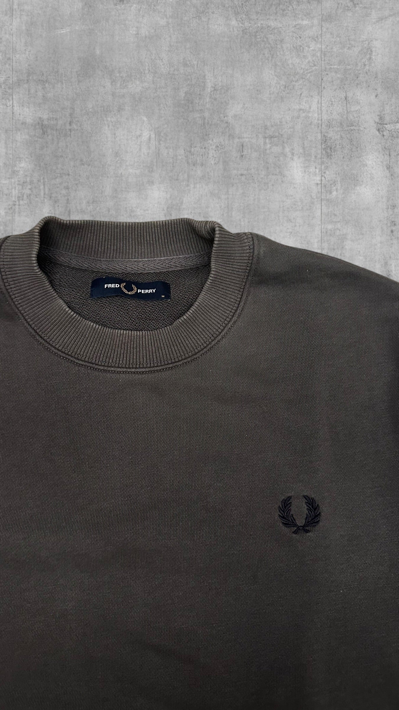 Fred Perry Sweatshirt Dunkelgrau M
