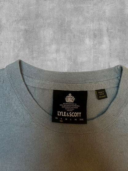 Lyle & Scott Sweatshirt Türkis S