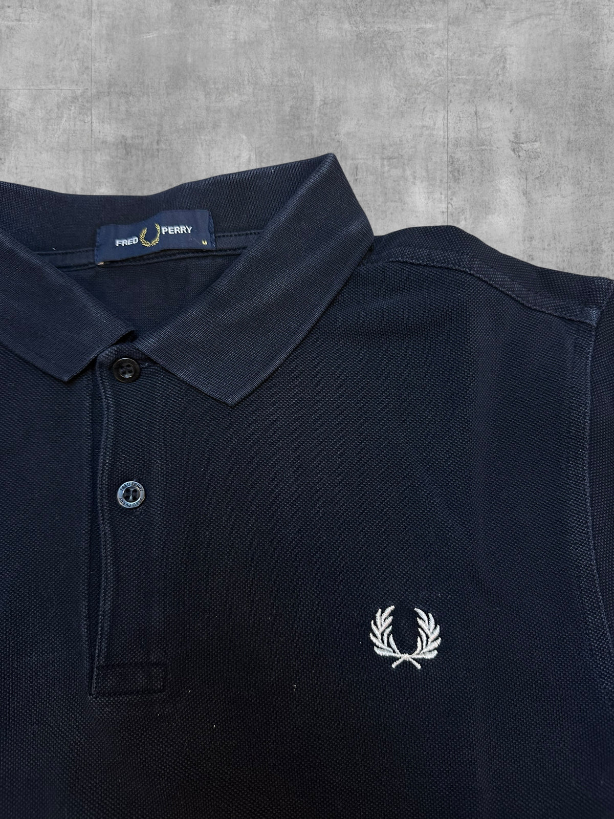 Fred Perry Polo Shirt Schwarz M