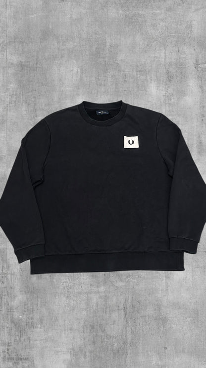 Fred Perry Sweatshirt Schwarz XL