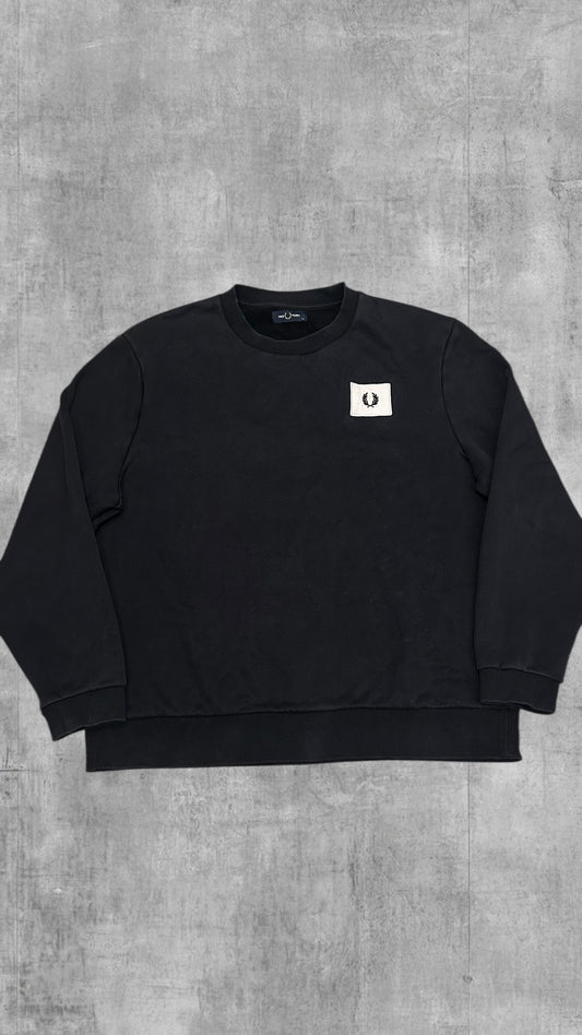 Fred Perry Sweatshirt Schwarz XL