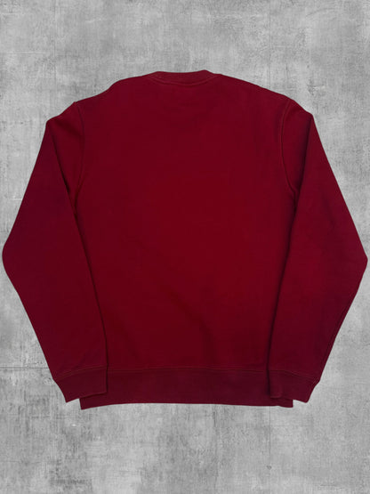 Fred Perry Sweatshirt Rot Weiß S