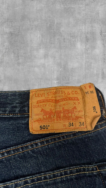 Levi’s Jeans 501 Dunkelblau W34 L34