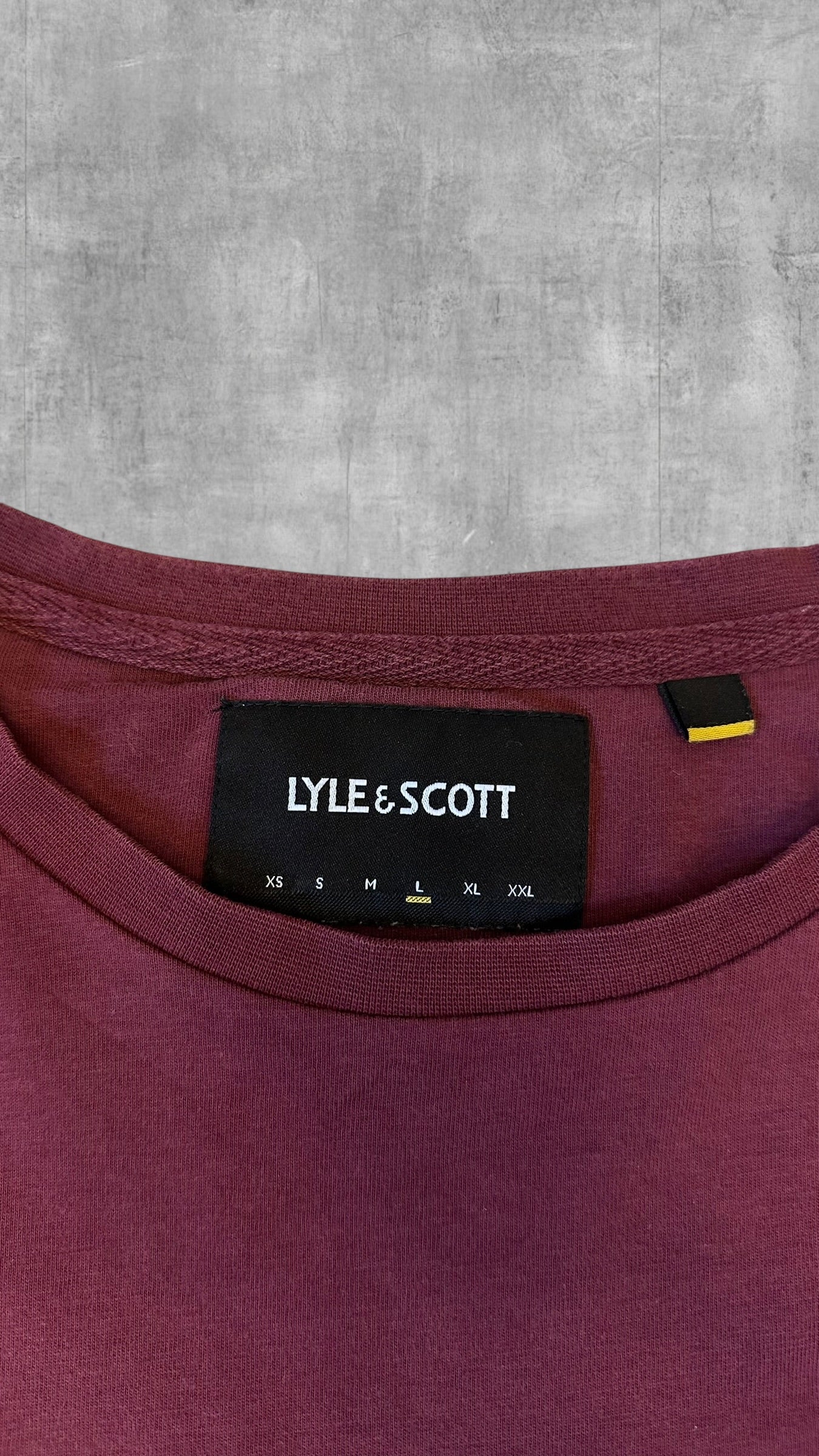 Lyle & Scott T shirt Tee Weinrot L