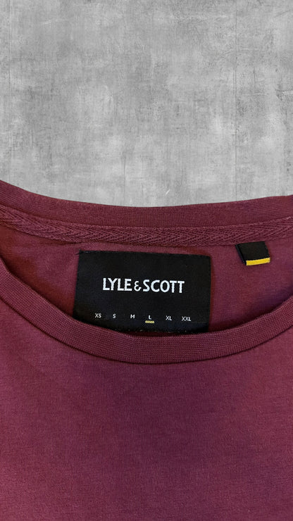 Lyle & Scott T shirt Tee Weinrot L