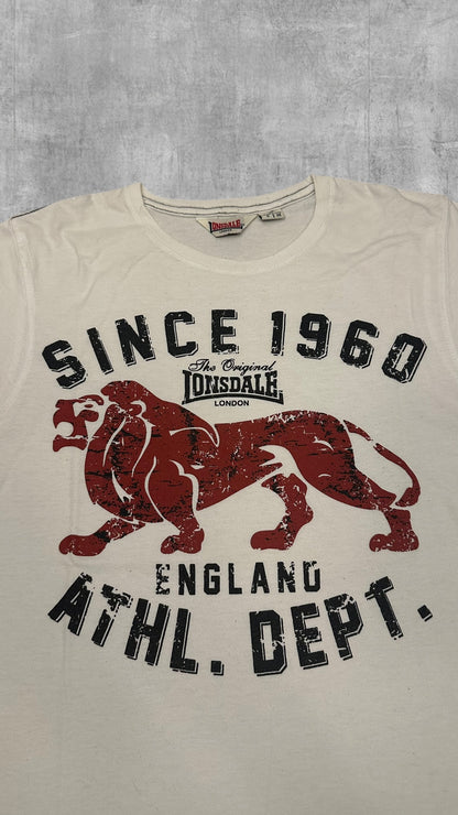 Vintage Lonsdale London T-Shirt weiß S