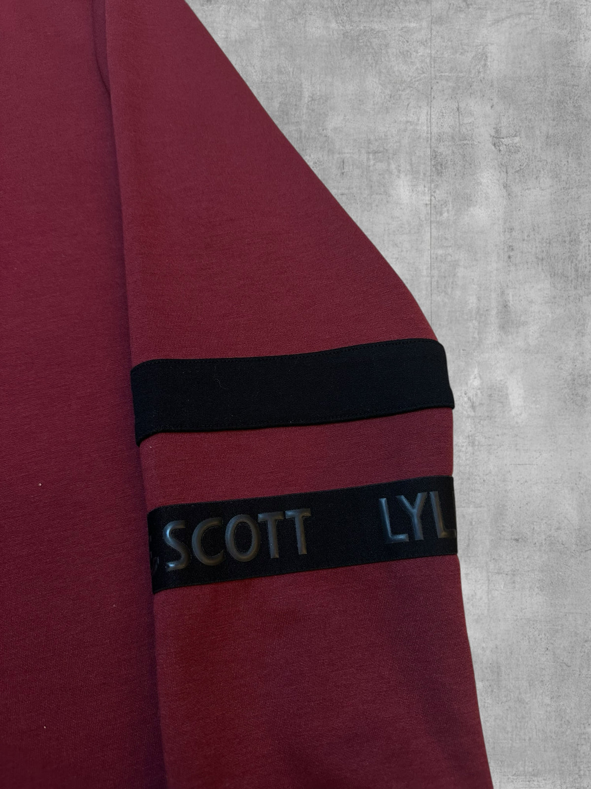 Lyle & Scott Sweat-shirt Bordeaux Noir XL