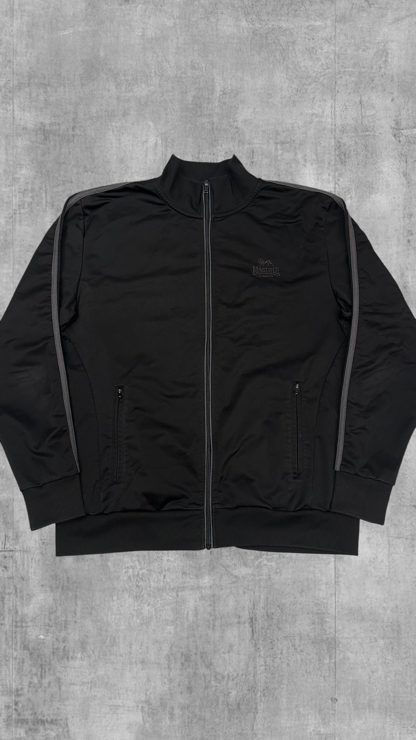 Lonsdale London Trainingsjacke Schwarz L