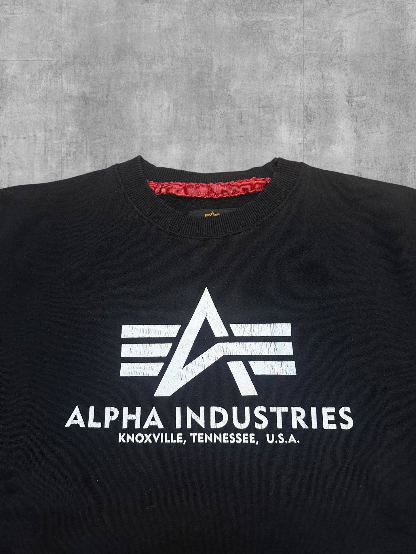 Alpha Industries Sweatshirt Schwarz M