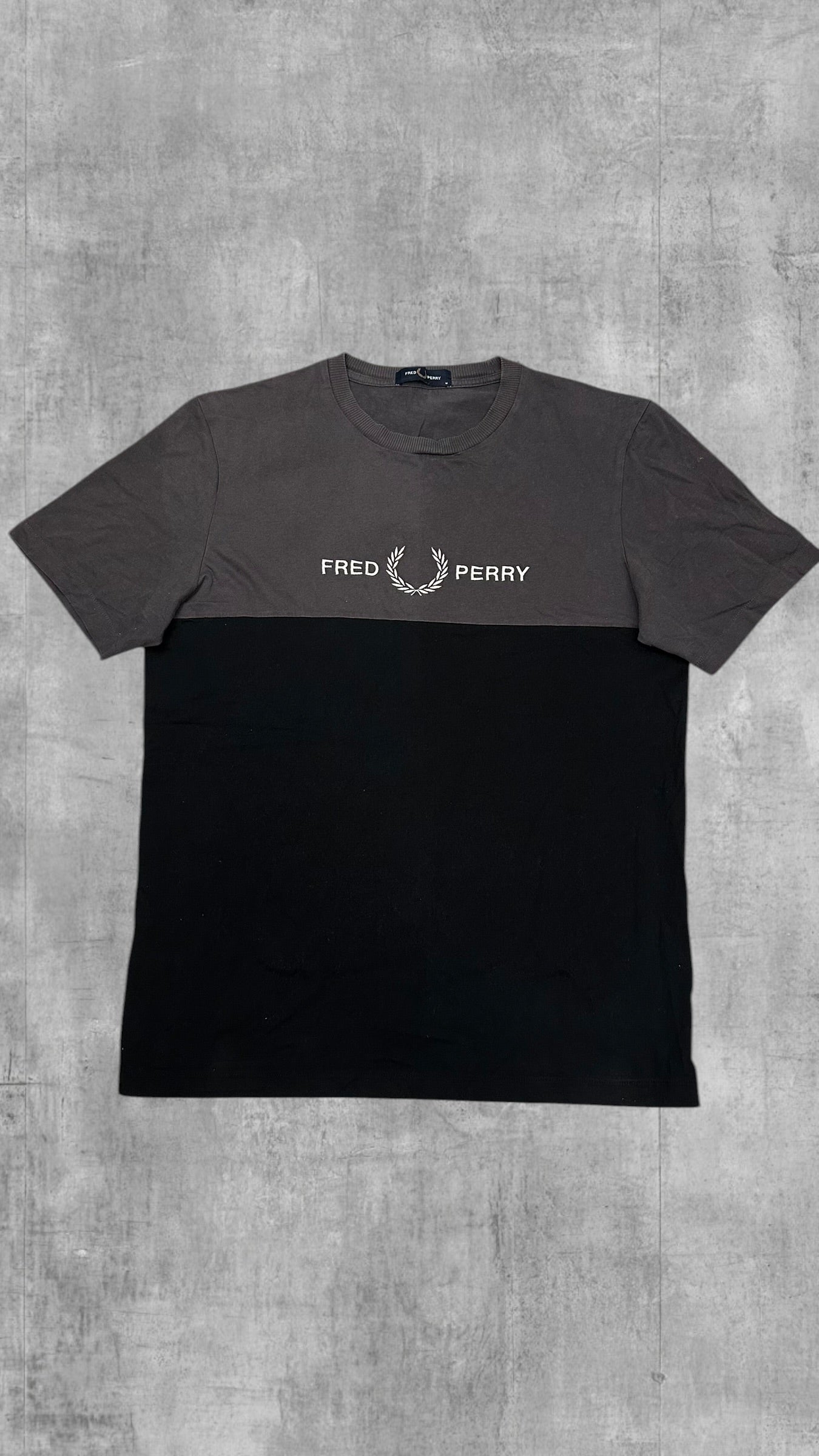 Fred Perry T-shirt Schwarz Grau M