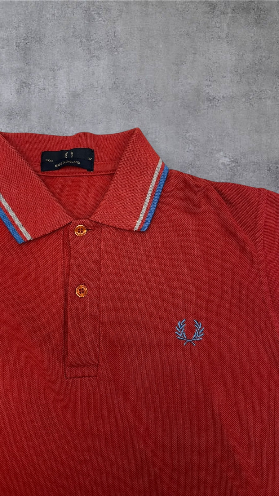 Fred Perry Polo Shirt Rot S